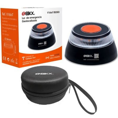 Baliza de Emergencia V16 conectada DGT 3.0 Ebox EB2503