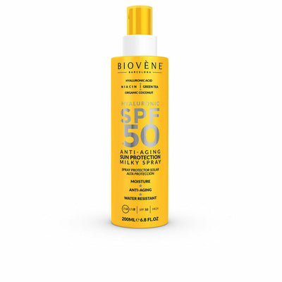 Leche Solar Biovène HYALURONIC ANTI-AGING Spf 50 200 ml Antiedad