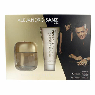 Set de Perfume Mujer Alejandro Sanz Mi acorde eres tú 2 Piezas