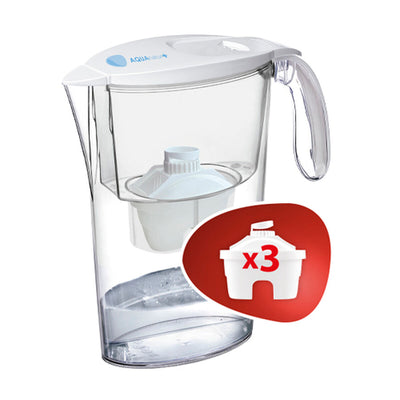 Jarra Filtrante TM Electron Transparente Plástico 2,3 L (4 Piezas)