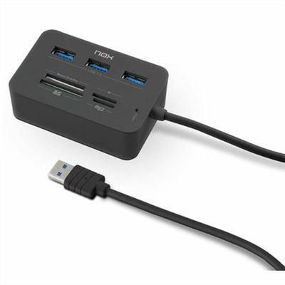 Lector de Tarjetas Externo Nox-Xtreme NXLITERDRONE USB x 3