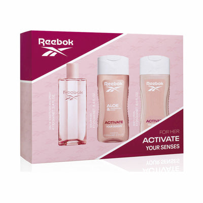 Set de Perfume Mujer Reebok ACTIVATE YOUR SENSES 3 Piezas