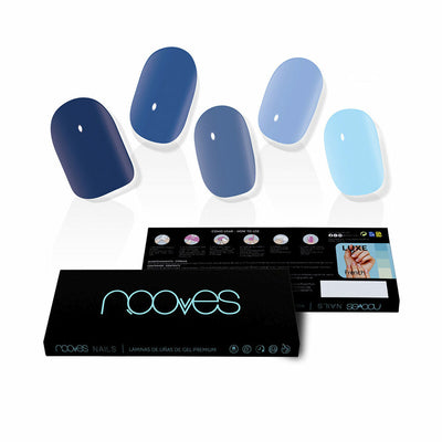 Uñas Postizas Nooves Melancholic heart Solid Gel Autoadhesivas 20 Piezas