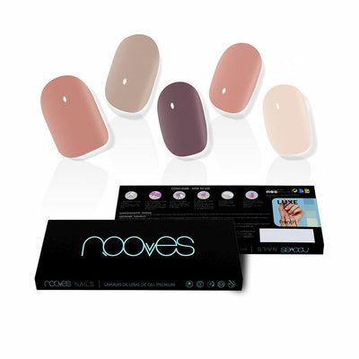 Uñas Postizas Nooves Secret Earth Gel Autoadhesivas 20 Piezas