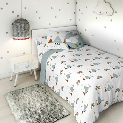 Susanita Reversible Indian Duvet Cover for 105 cm Bed (180 x 220 cm)