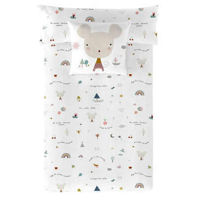 Susanita Reversible Indian Duvet Cover for 90 cm Bed (150 x 220 cm)