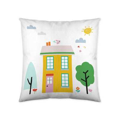 Lemon Ribbon Traffic Cushion Cover (50 x 50 cm)