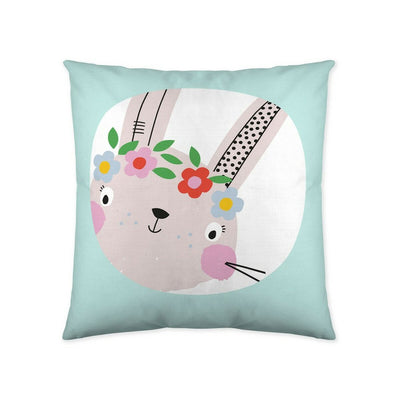 Lemon Ribbon Points Cushion Cover (50 x 50 cm)