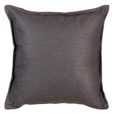 Dark Grey Polyester Cushion 45 x 45 cm