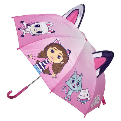 Paraguas Gabby's Dollhouse Fucsia
