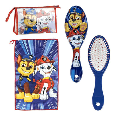 Neceser Con Accesorios The Paw Patrol Azul 7,5 x 16,5 x 23,5 cm 3 Piezas