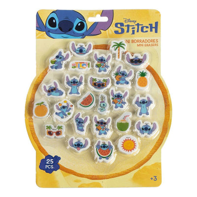 Eraser Set Stitch Multicolour 25 Pieces
