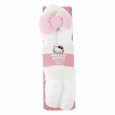 Turbante Hello Kitty Blanco Rosa Maquillaje