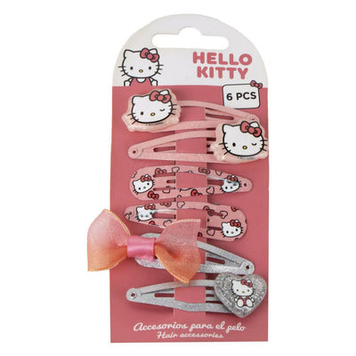 Clips para Pelo Hello Kitty Rosa