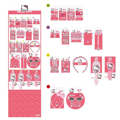 Clips para Pelo Hello Kitty Rosa