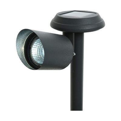 Estaca solar de jardín Lumineo Aluminio Negro LED 3 Lm