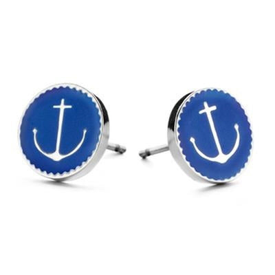 Pendientes Mujer CO88 Collection 8CE-70026 Azul Plateado