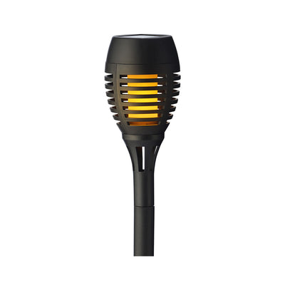 Antorcha de Jardín Lumineo Negro Plástico Solar