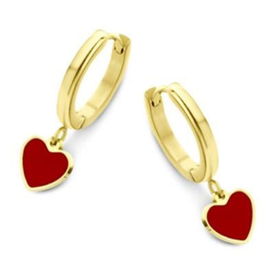 Pendientes Mujer CO88 Collection 8CE-70103 Dorado Rojo