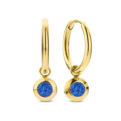 Pendientes Mujer CO88 Collection 8CE-70487 Dorado Azul