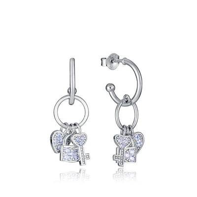 Ladies' Earrings Viceroy 9138E000-30 Silver