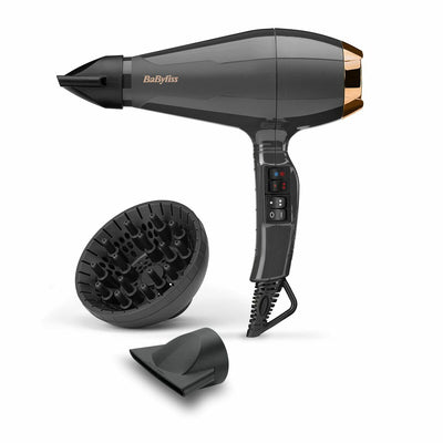 Secador de Pelo Babyliss 6719DE Negro Gris 2200 W