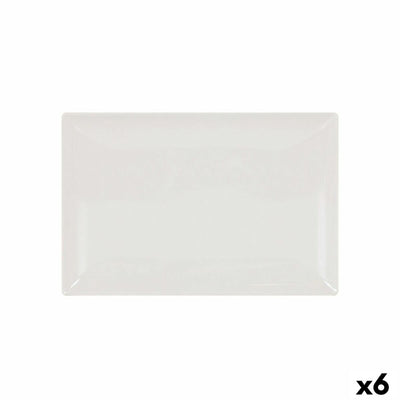Fuente de Cocina La Mediterránea Elite Rectangular 30 x 20 x 2,5 cm (6 Unidades)