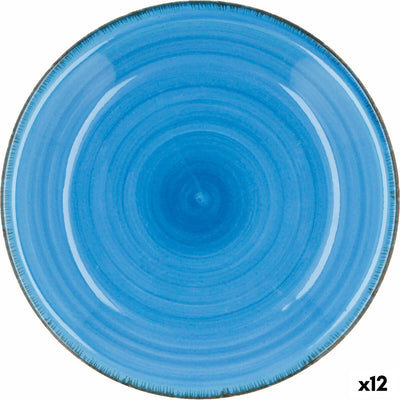 Quid Vita Blue Ceramic Deep Plate (ø 21.5 cm) (12 Units)