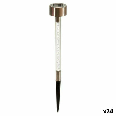 Solar lamp Ibergarden Transparent Silver Marker (24 Units)