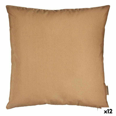 Cushion cover 60 x 0.5 x 60 cm Beige (12 Units)
