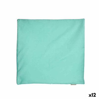 Turquoise Cushion Cover (60 x 0.5 x 60 cm) (12 Units)