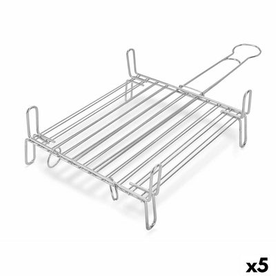 Grill La Dehesa Zinc plated steel 30 x 30 cm 32 x 16,5 x 57,5 cm Double (5 Units)