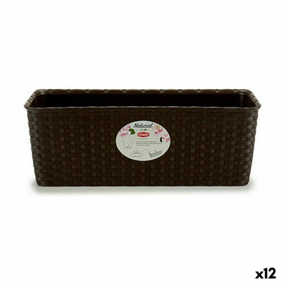 Stefanplast Plastic Planter 39 x 13.5 x 15.5 cm (12 Units)