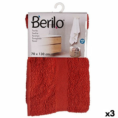 Berilo 89666 Tile Bath Towel 80% Cotton 20% Polyester 70 x 130 cm (3 Units)