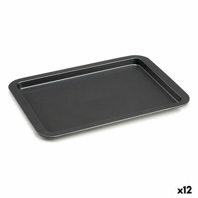 Kinvara CK56483-47 Baking Tray, Metal Grey, 25.3 x 2 x 37 cm (12 Units)