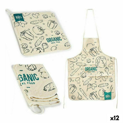 Kinvara Organic Blue White 2-Piece Kitchen Set