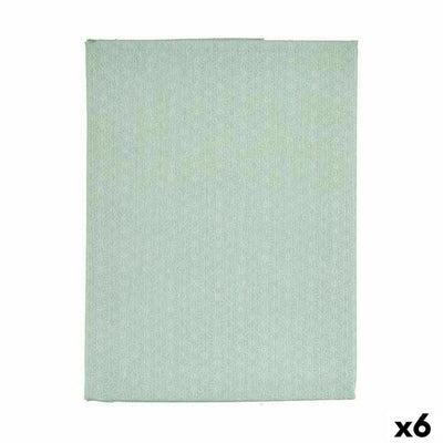 Kinvara Star-M Light Green Canvas Tablecloth 140 x 180 cm Stain-resistant Star (6 Units)