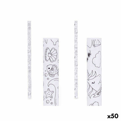 Gift Wrap Pincello White 70 x 150 cm (50 Units)