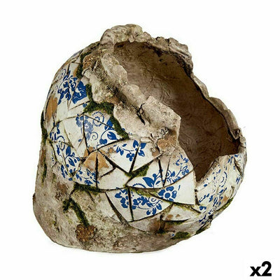 Decorative Garden Figure Ibergarden Polyresin Vase 29 x 27 x 30 cm (2 Units)