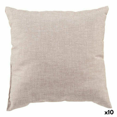 Cushion 38 x 38 x 10 cm Light Brown (10 Units)