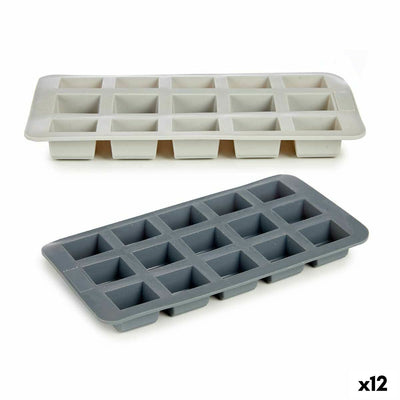Kinvara HH528 20.7 x 2 x 11 cm Chocolate Baking Mold (12 Units)