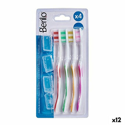 Beryl Toothbrush AR1410003 Yellow Blue Red Green (12 Units)