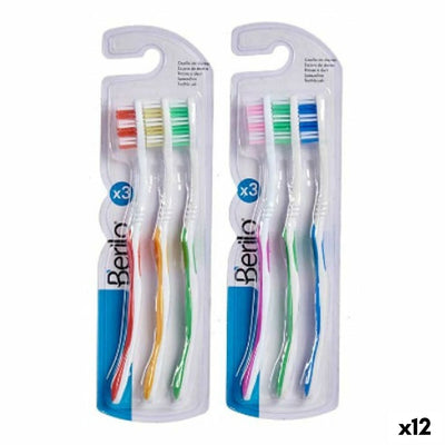Beryl Toothbrush AR1410005 Yellow Blue Red Green Pink (12 Units)
