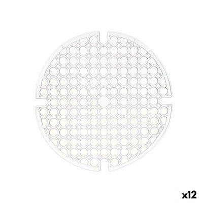 Kinvara 29100272 Non-Slip Mat, Clear, Plastic, 29 x 0.1 x 29 cm, Sink (Pack of 12)