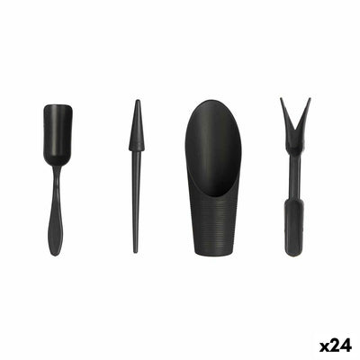 Set de Herramientas Ibergarden KDS0102102 Antracita Polipropileno Jardín (24 Unidades)