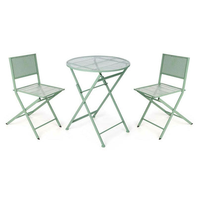 Table set with 2 chairs Ibergarden Green 0,96 x 60 x 22,5 cm