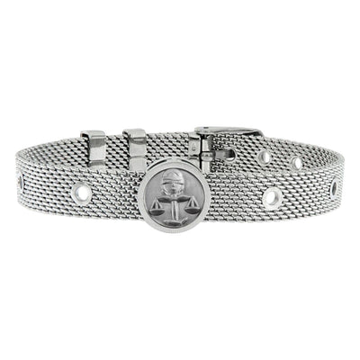 Unisex Bracelet Law Talent Jewels TJA-2-05-03-1-235 Silver