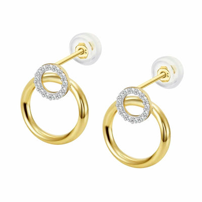 Ladies' Earrings Lotus HIN00336 Golden