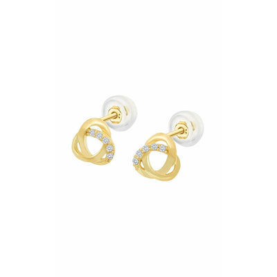 Boucles d´oreilles Femme Lotus HIN00090 Doré