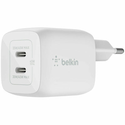 Cargador de Pared Belkin WCH011vfWH Blanco 45 W (1 unidad)